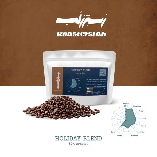 ۸۰٪ عربیکا Holiday Blend